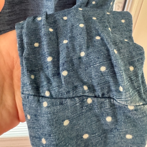 Mossimo Denim coloured baseball tee with polka dots - Picture 4 of 6